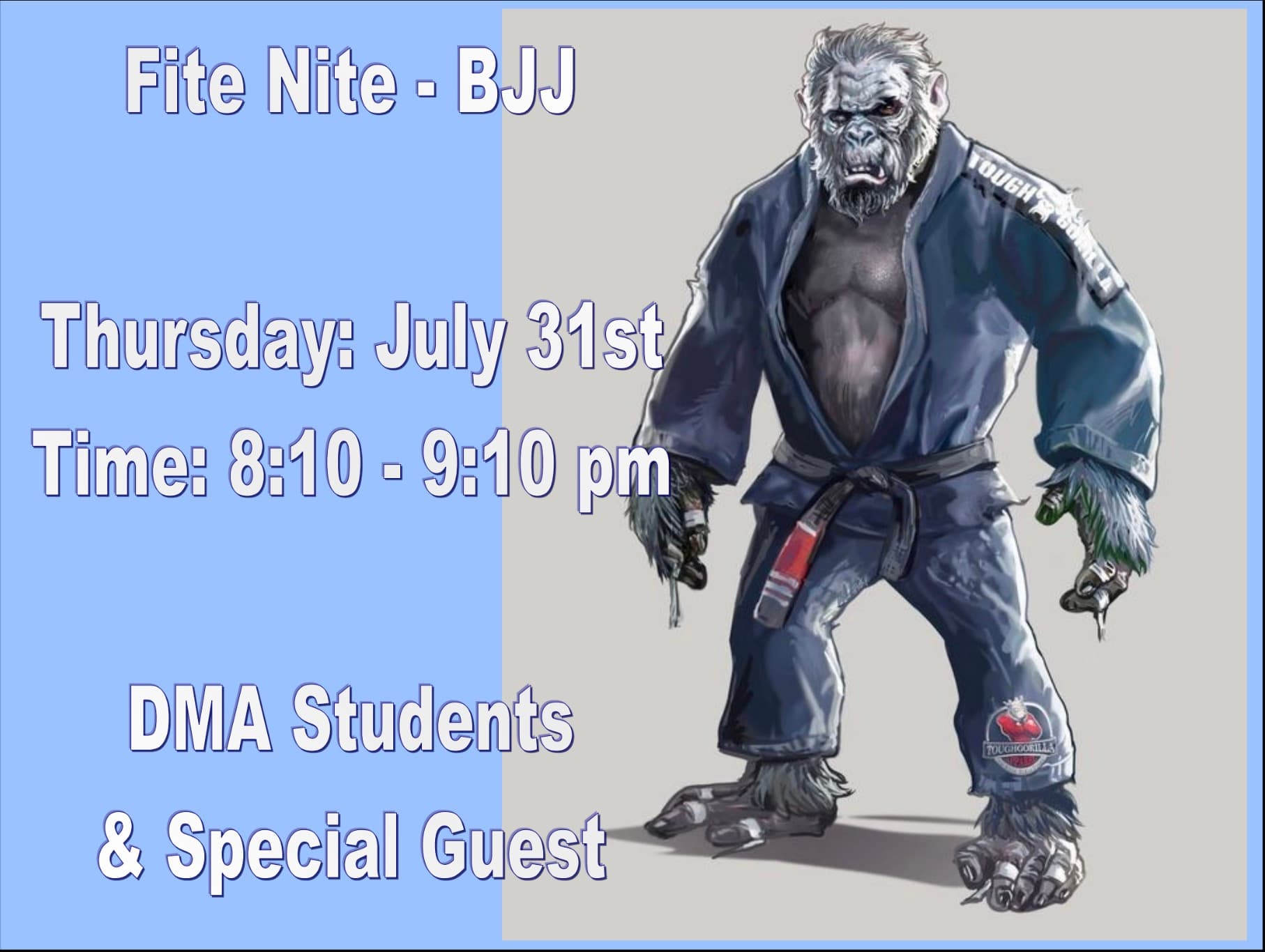 Fite Nite BJJ at Diaz Martial Arts on Friday July 31