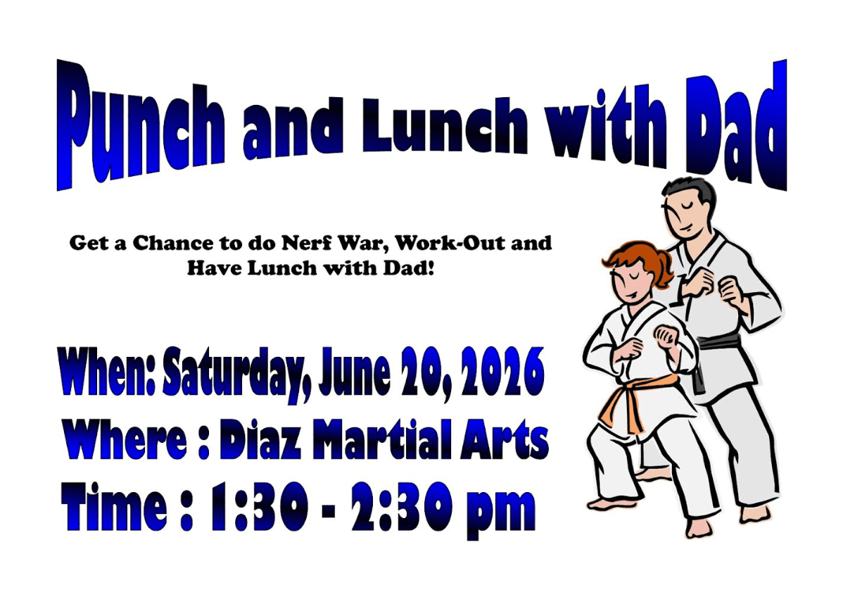 Punch and Lunch with Dad at Diaz Martial Arts on June 21, 2026